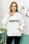 156411 Kapsonlu Sardonlu Sweatshirt